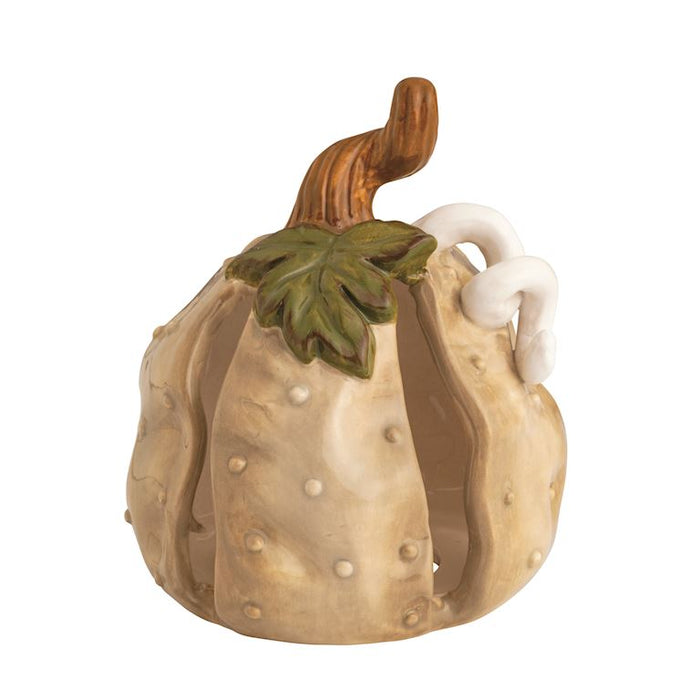 Stoneware Pumpkin Sitter