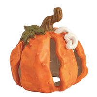 Stoneware Pumpkin Sitter