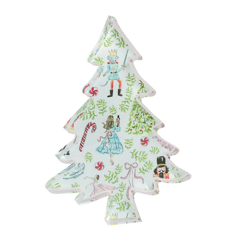 Nutcracker Pattern Acrylic Tree - Large