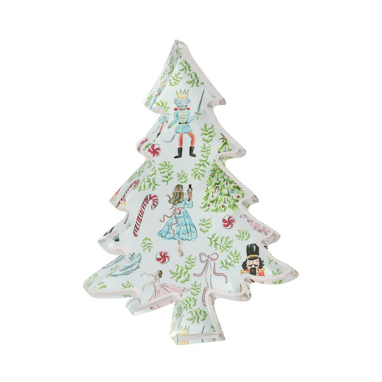 Nutcracker Pattern Acrylic Tree - Small