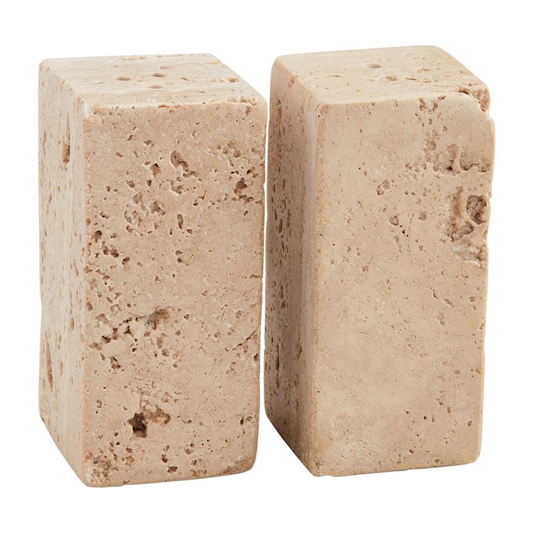 Travertine Salt & Pepper Set