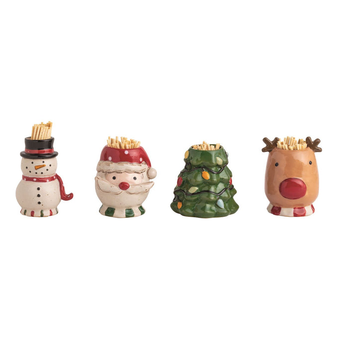 Christmas Figure Toothpick Holders