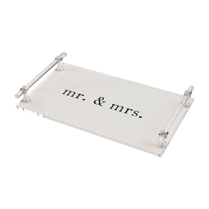 Mr & Mrs Acrylic Tray