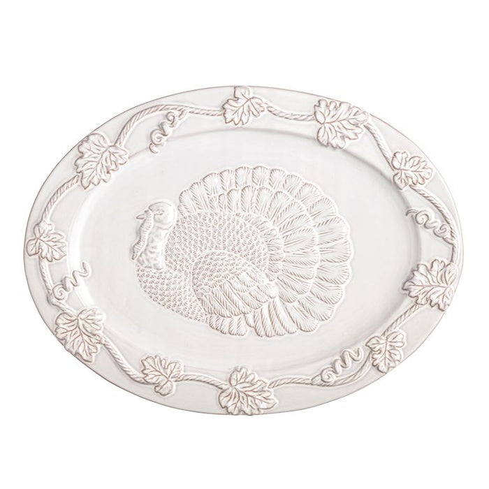 White Turkey Platter