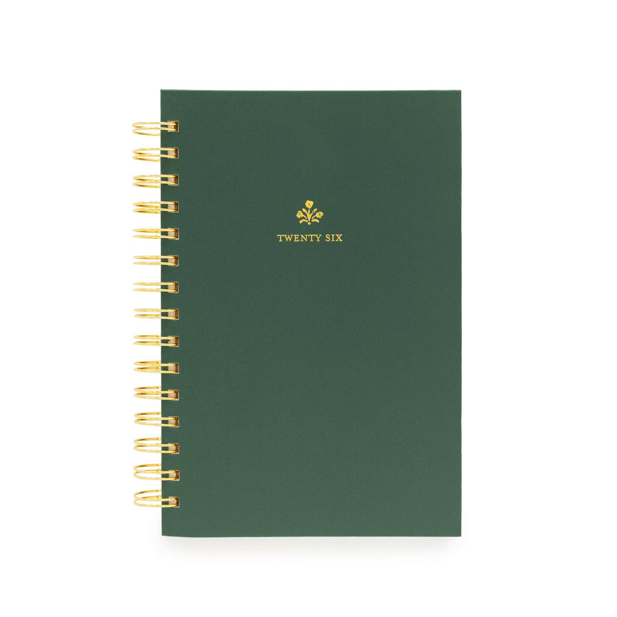 2026 Forest Green Small Spiral Planner