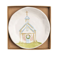 Trinket Dish - Church/Cross/ Triple Cross