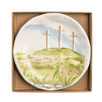 Trinket Dish - Church/Cross/ Triple Cross