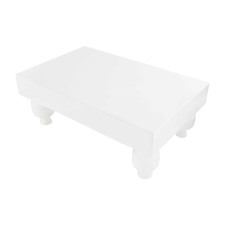 White Footed Serving Stand