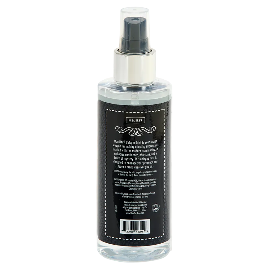 MAN BAR Cologne Mist - Midnight Amber