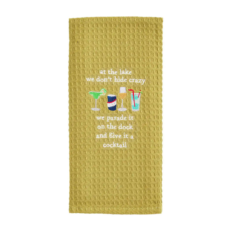 LAKE LIFE WAFFLE TOWEL