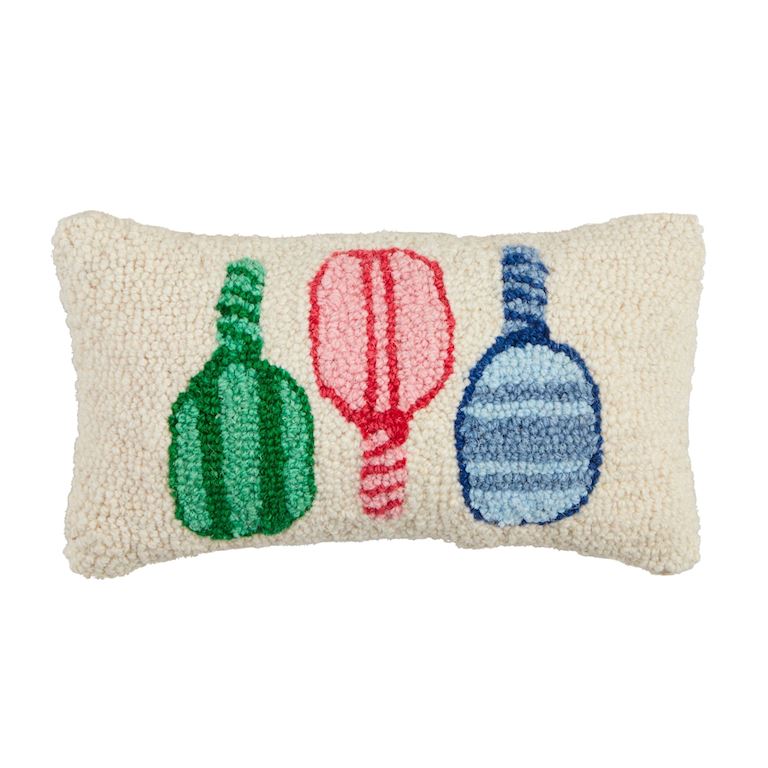 Pickleball Mini Hooked Pillow