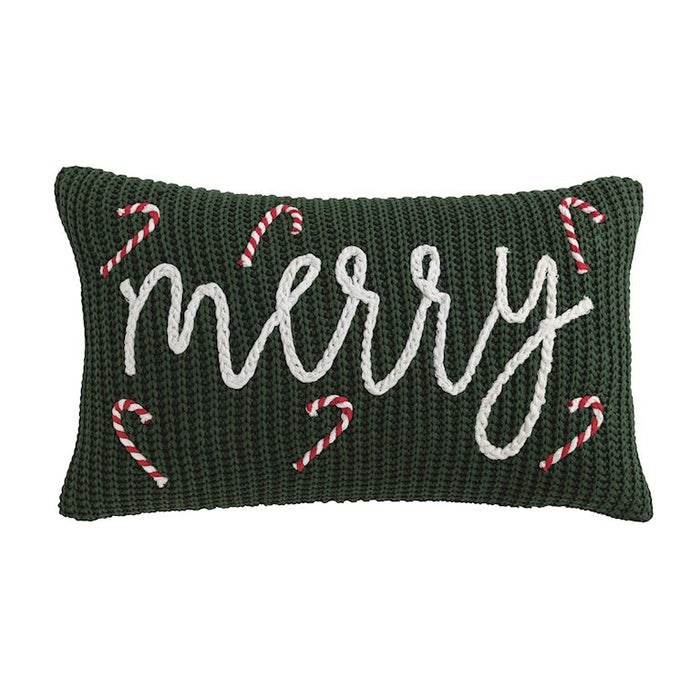 Chunky Knit Pillow - Merry
