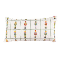 Embroidered Nutcracker Pillow