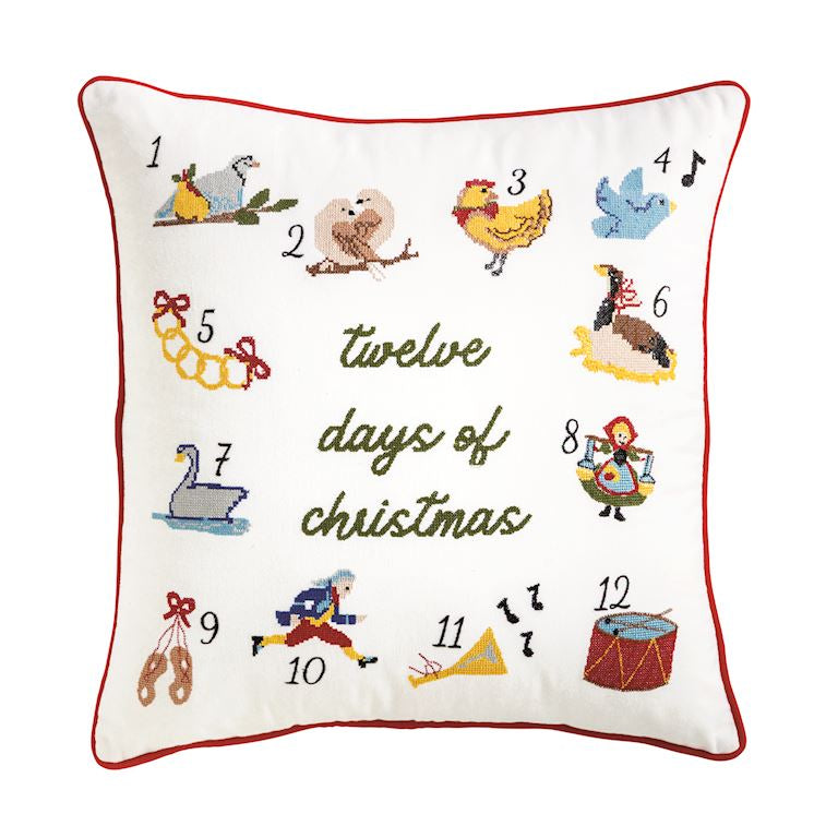 12 Days Of Christmas Pillow