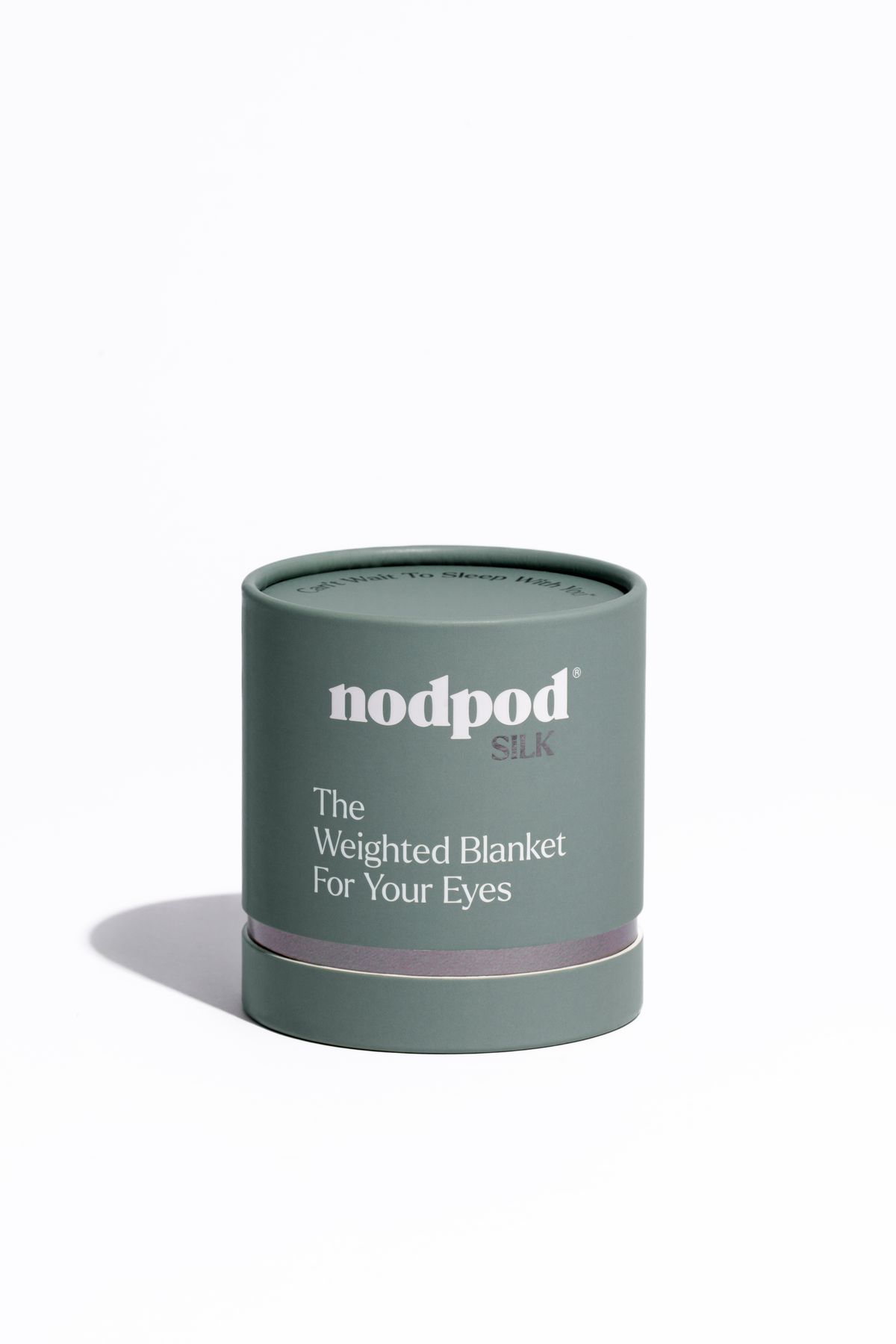 Nodpod Silk Weighted Sleep Mask- Willow Green