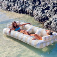 Luxe Twin Hammock Float - Sand Stripe