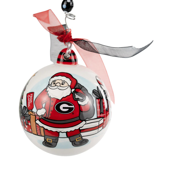 Merry Christmas Santa Collegiate Ornament