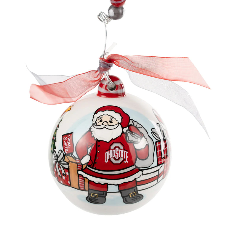 Merry Christmas Santa Collegiate Ornament