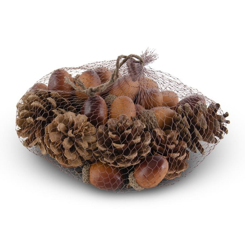 Bag of Acorns and Pinecones