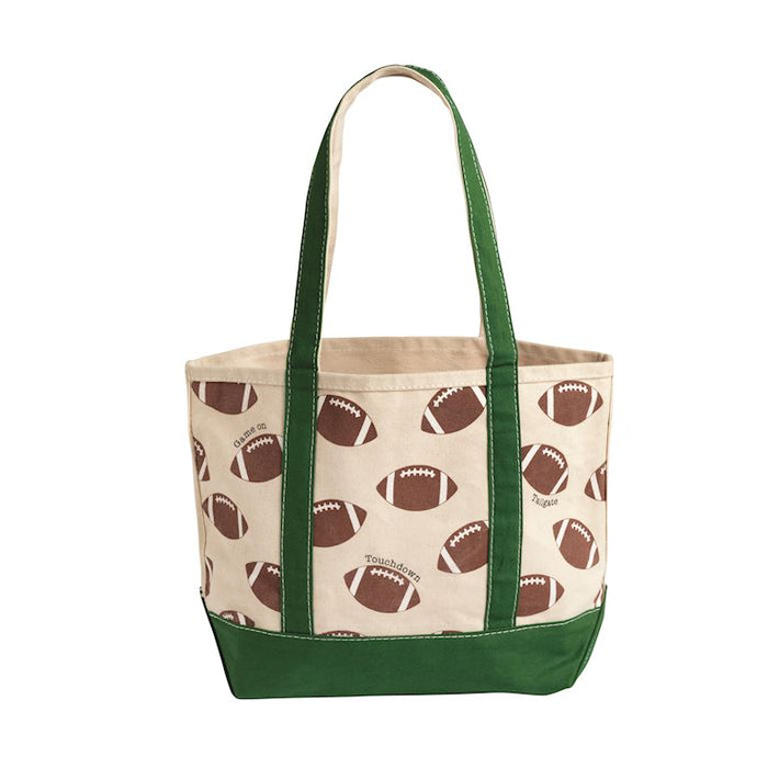 Football Canvas Tote