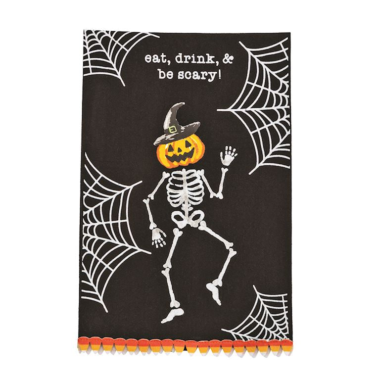 Skeleton Halloween Printed Towel