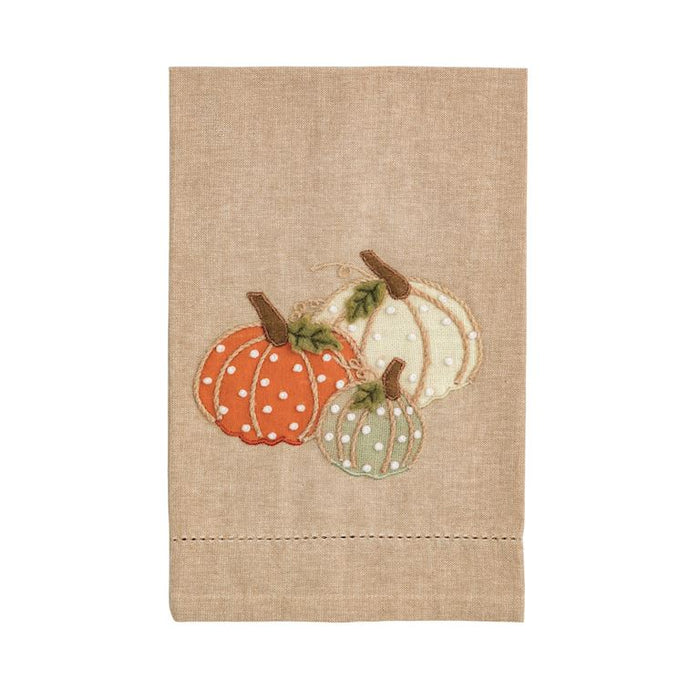 French Knot Towel - Assorted Pumpkins