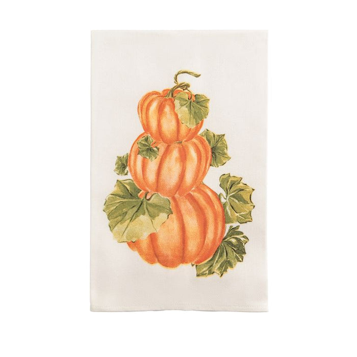 Stacked Pumpkin Towel
