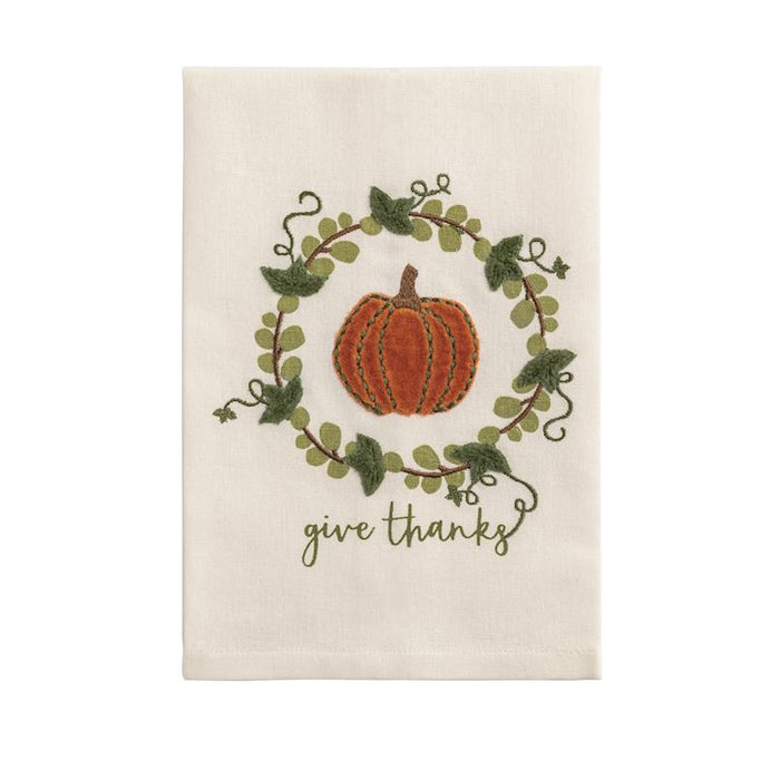 Wreath Gather Velvet Towel