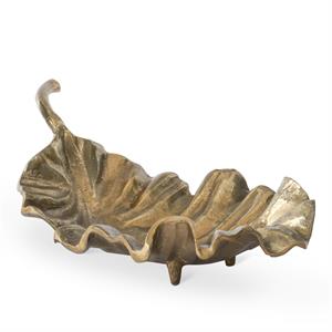 Brass Metal Leaf Tray
