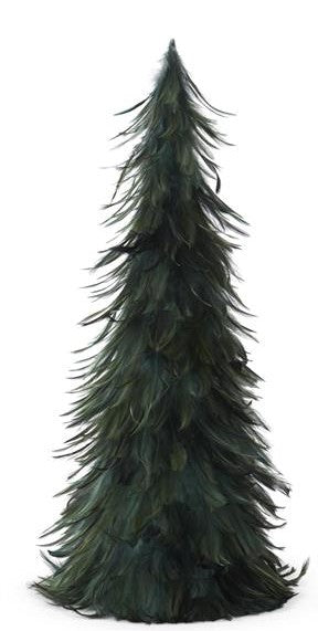 Wispy Green Feather Tree
