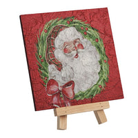 Christmas Mini Art Plaque on Easel