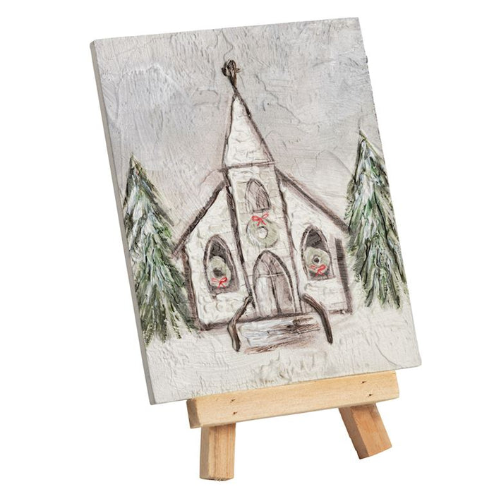 Farmhouse Art on Easel