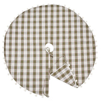 Plaid Pom Pom Tree Skirt