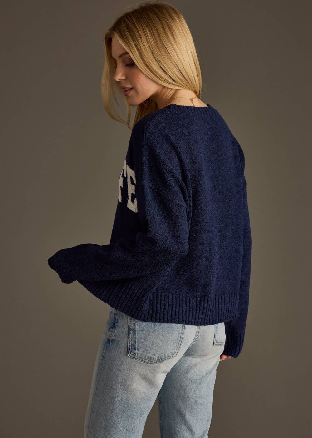 Lake Life Lightweight Sweater - Navy