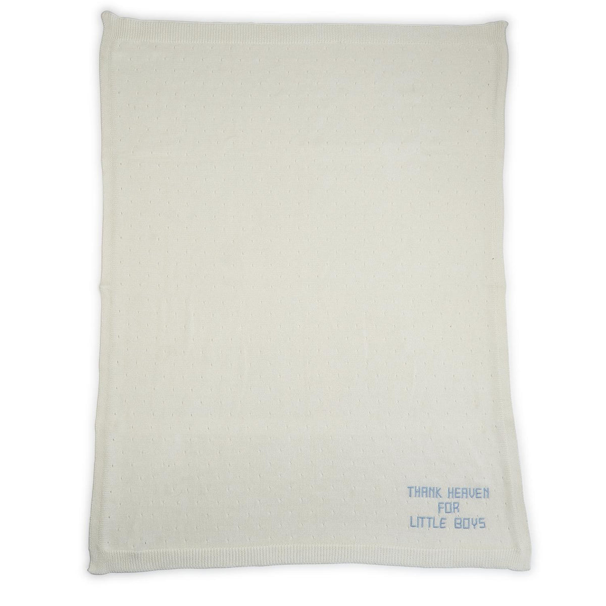 Thank Heaven for Little Girls / Boys Embroidered Blanket