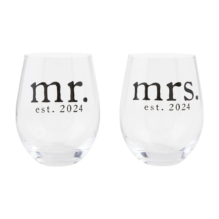 Mr. & Mrs. Glass Set