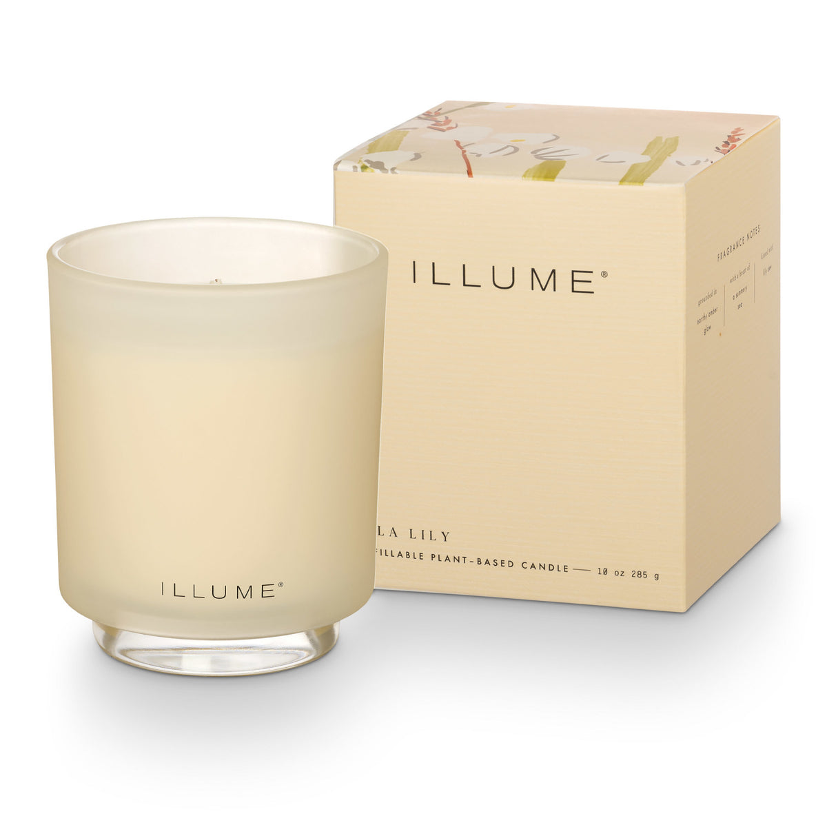 Isla Lily Refillable Boxed Glass Candle