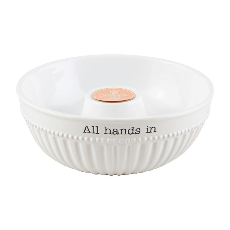 "All Hands In" Serving Bowl