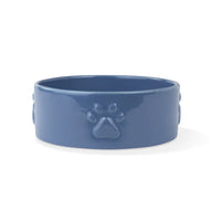 Sculpt Paw Navy Pet Bowl