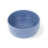 Sculpt Paw Navy Pet Bowl
