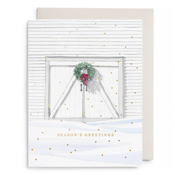 Holiday Barn Greeting Card