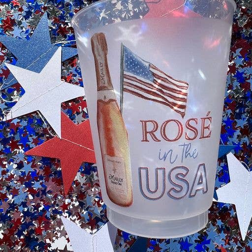 Rose in the USA Frosted Cups