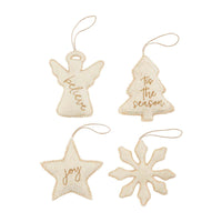 GOLD FELT ORNAMENTS