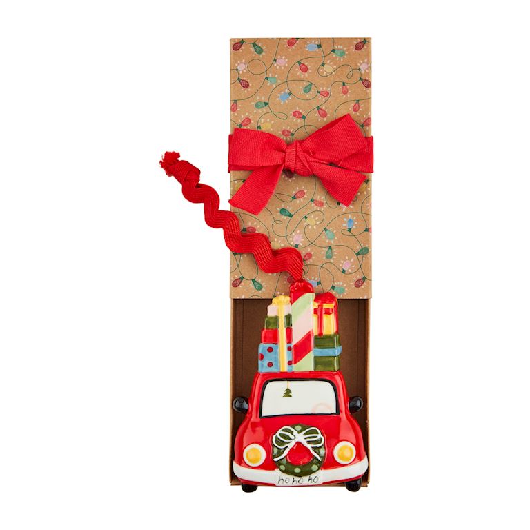 Car Boxed Ceramic Ornament