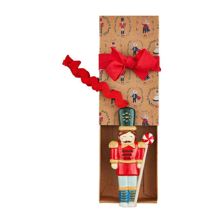 Nutcracker Boxed Ceramic Ornament