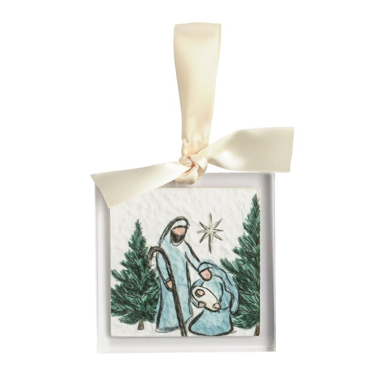 Nativity Artwork Acrylic Ornament