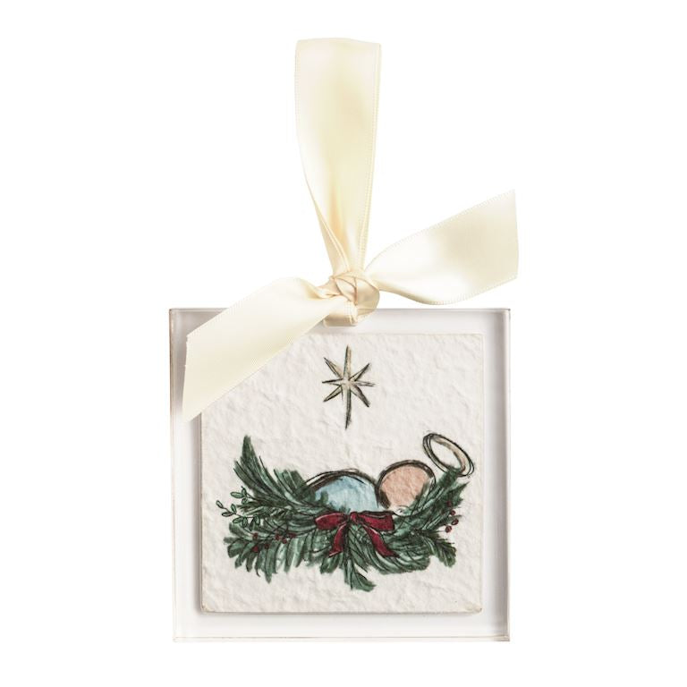 Nativity Artwork Acrylic Ornament