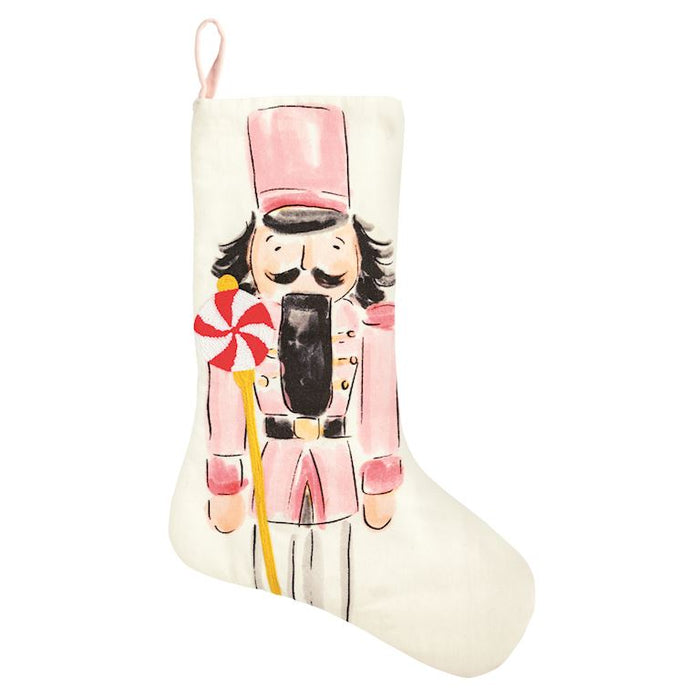 Nutcracker Embroidered Stocking