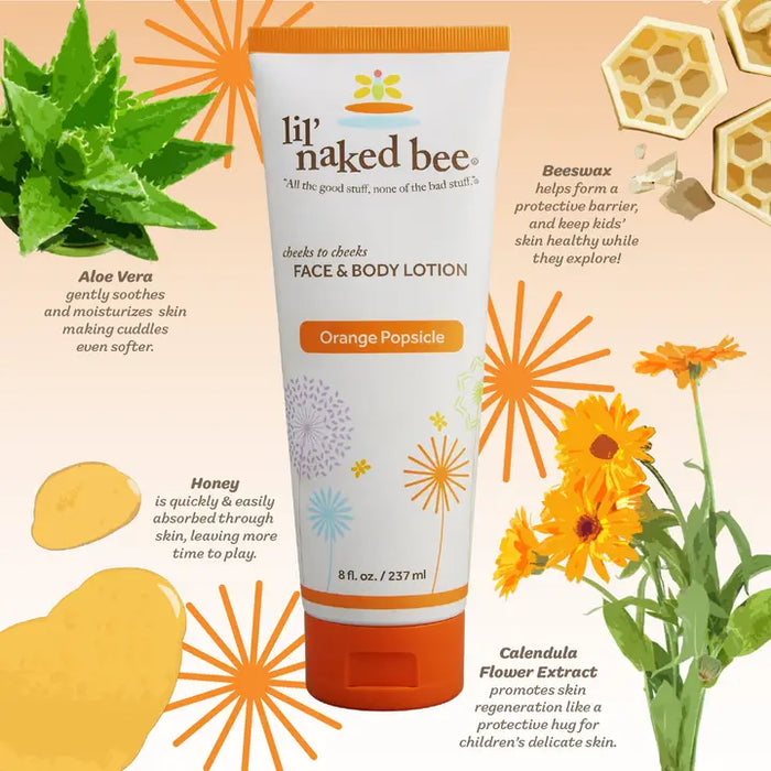 Orange Popsicle Cheeks To Cheeks Face & Body Lotion