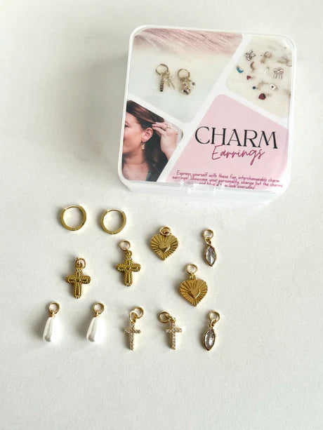 Charm Earring Kit - Crosses